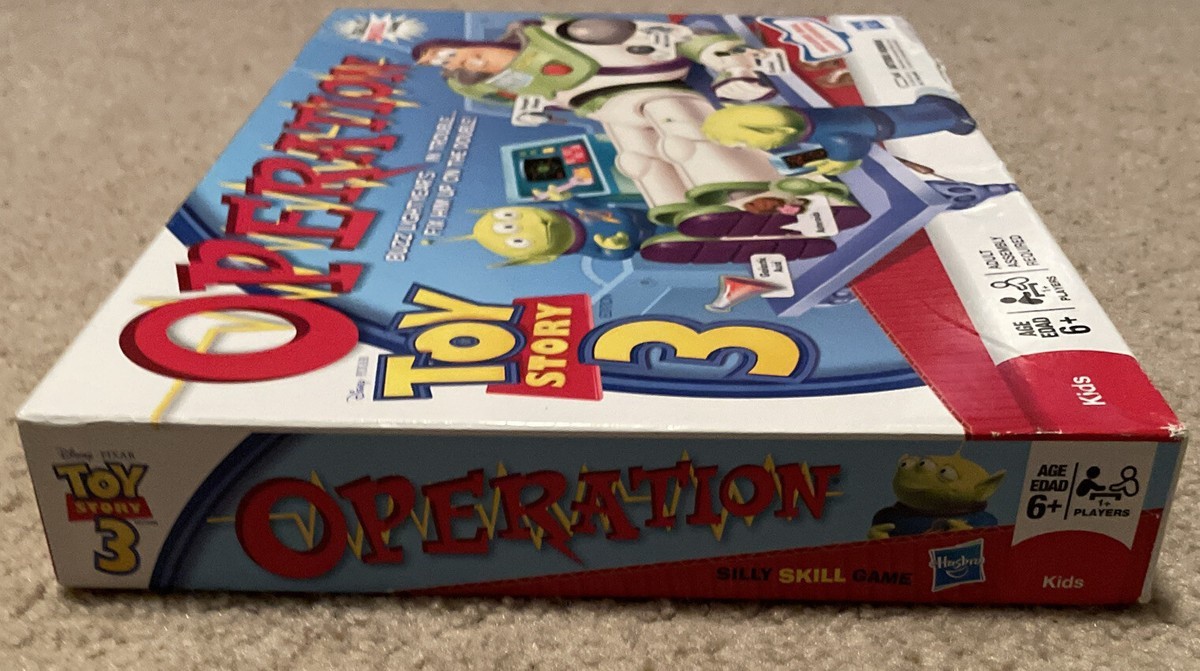 Disney’s Toy Story 3 Operation Buzz Lightyear Disney COMPLETE Family Board Game