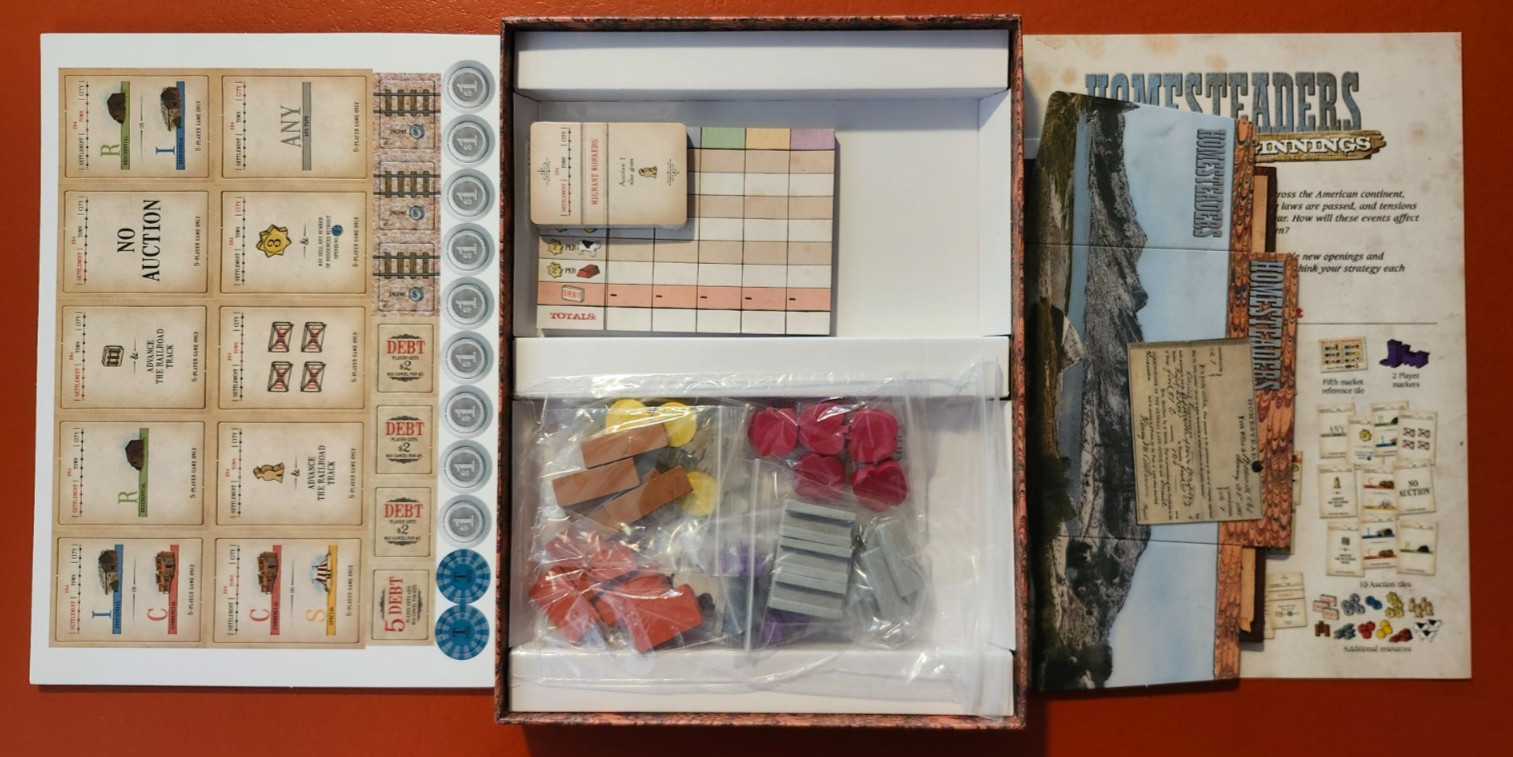 Homesteaders 10th Anniversary + New Beginnings – Board Game