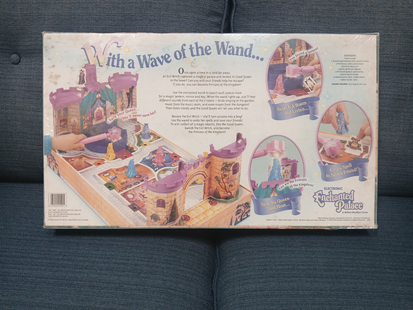 Rare Sealed Vintage 1994 Milton Bradley Electronic Enchanted Palace Talking Game