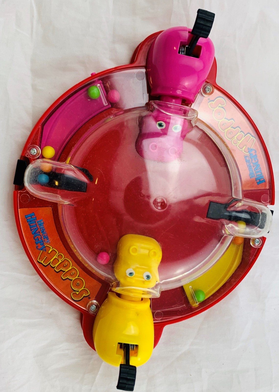Hungry Hungry Hippos Travel Game by Milton Bradley Complete Great Cond FREE SHIP