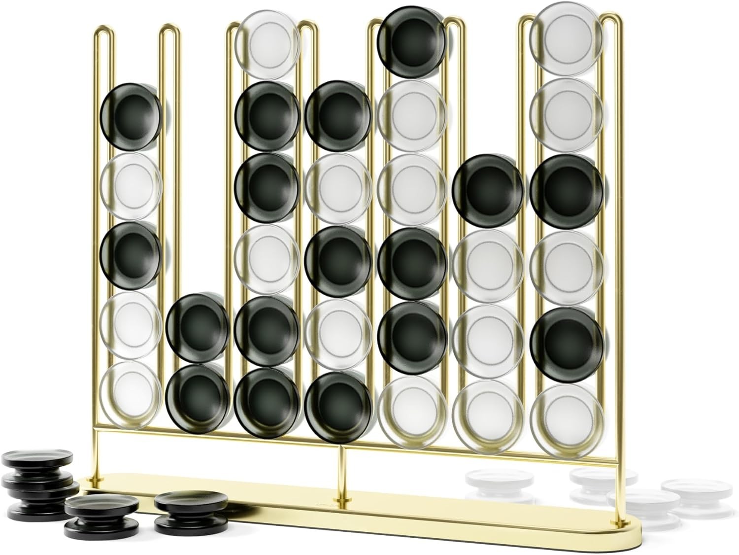 Umbra Sung Woo Park Design STAX – Four in a Row – BRASS