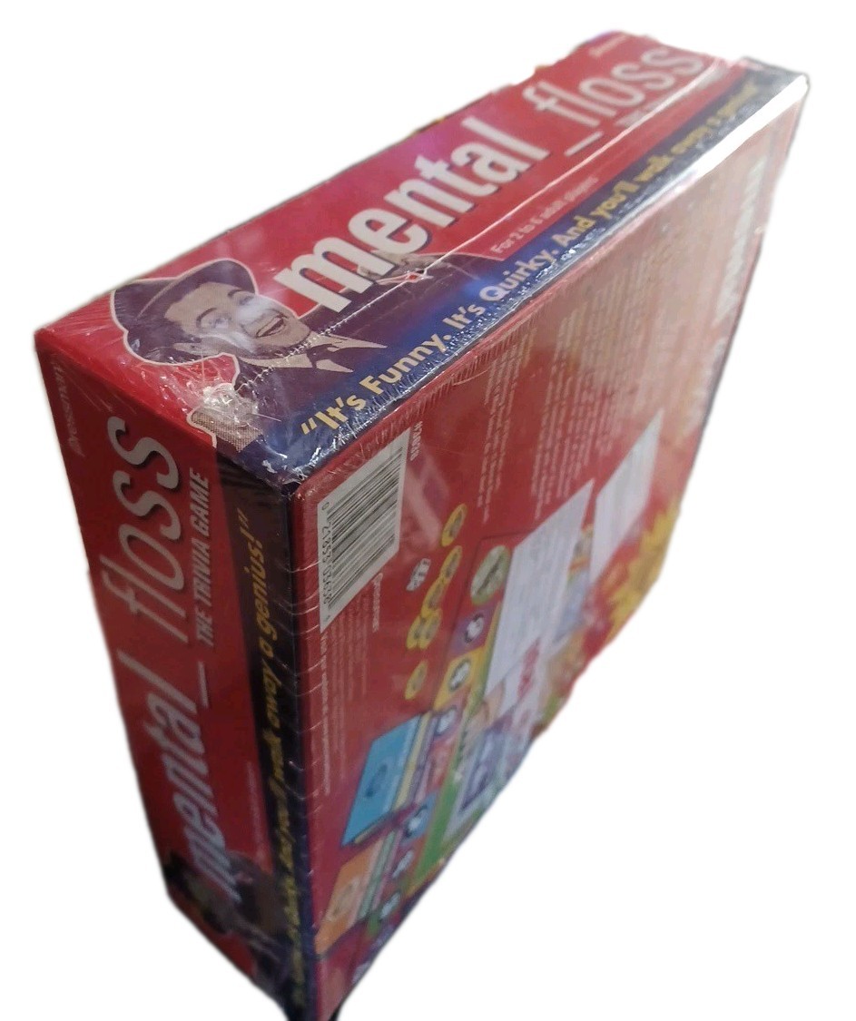 Mental Floss The Trivia Game 2005 Board Game- Factory Sealed Band New