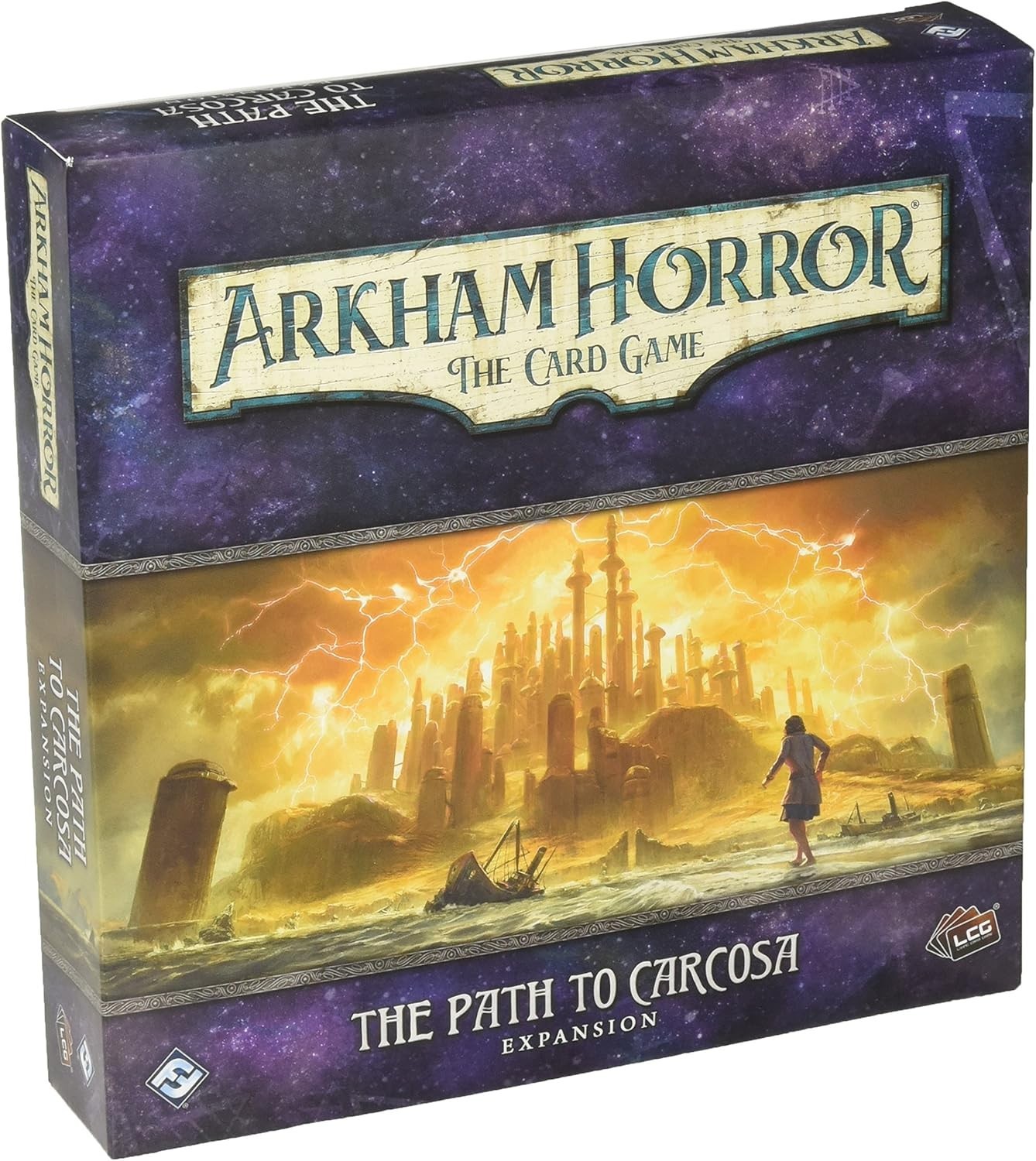 Arkham Horror The Path to Carcosa Deluxe Expansion Campaign Card Game 1-4 Player
