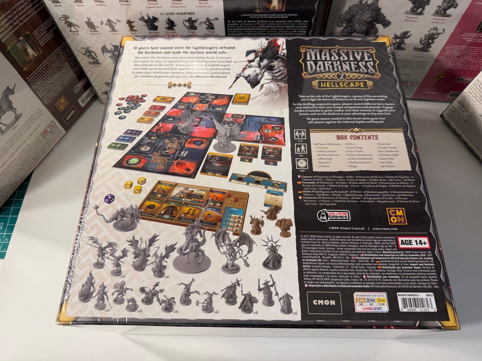 CMON Massive Darkness 2 Hellscape Pledge + MDKS05+MD-KS11+MD019+MD-KS07+MD-KS10