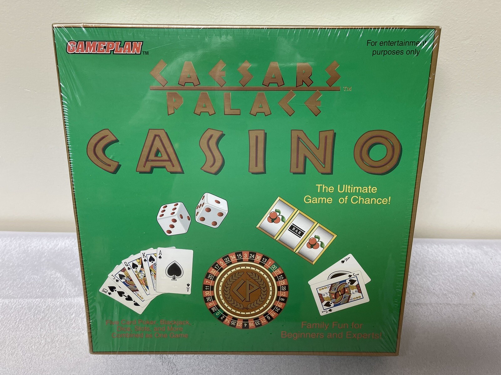 Gameplan Caesars Palace Casino Vintage Board Game 1995 BRAND NEW SEALED