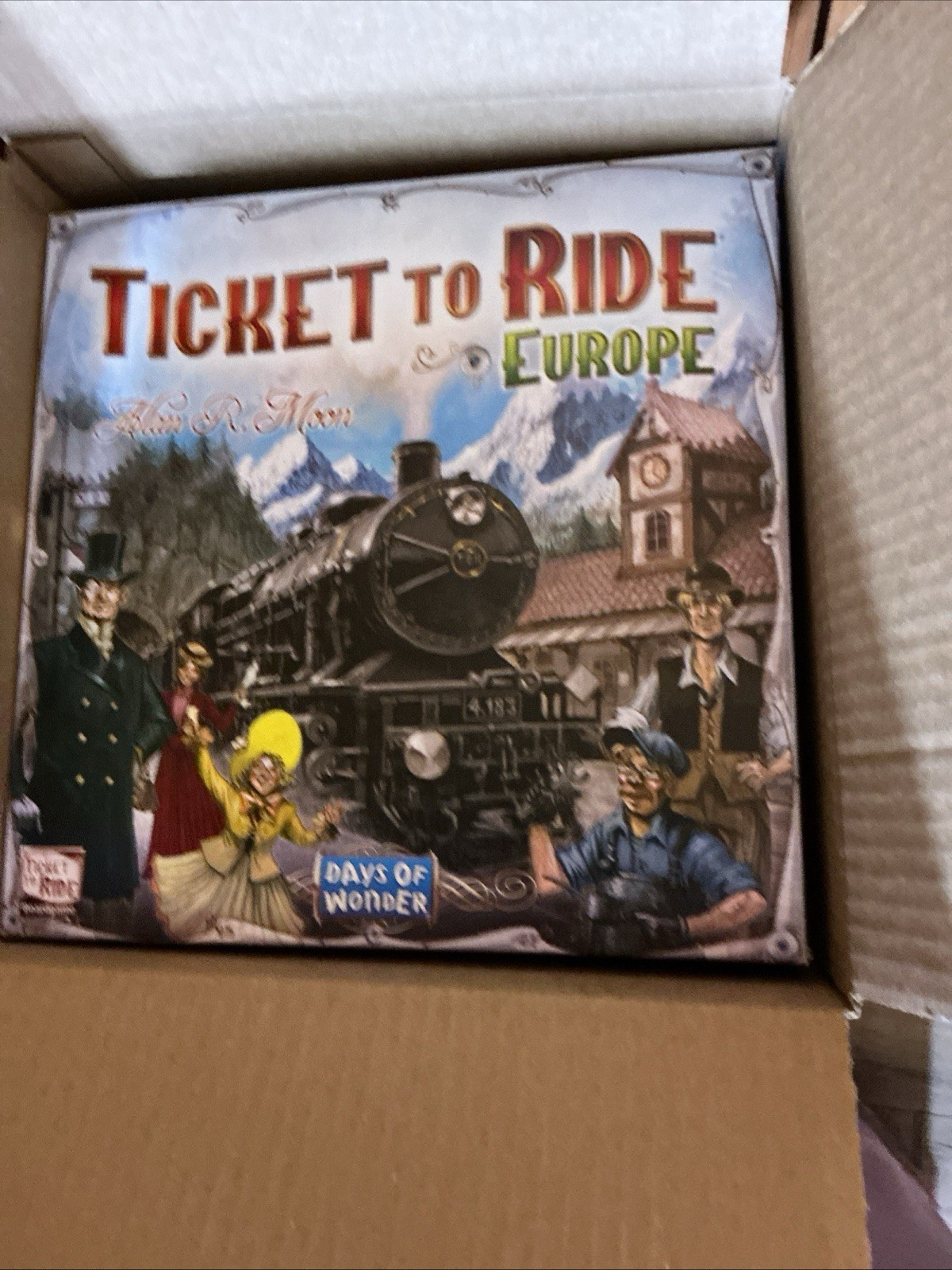 Days of Wonder Ticket to Ride Europe Board Game Alan R Moon Complete
