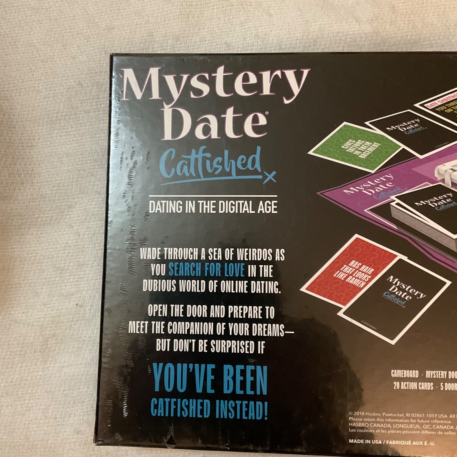 Mystery Date Catfished Game: Parody Of The Classic Dating In The Digital Age NEW