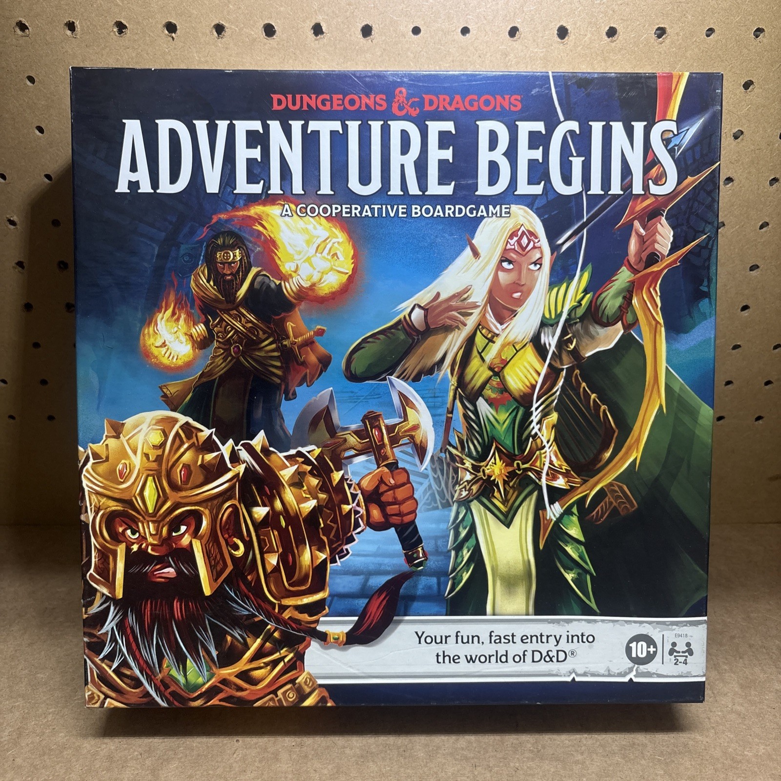 Dungeon & Dragon – Adventure Begins – Board Game – Complete – Some Unpunched