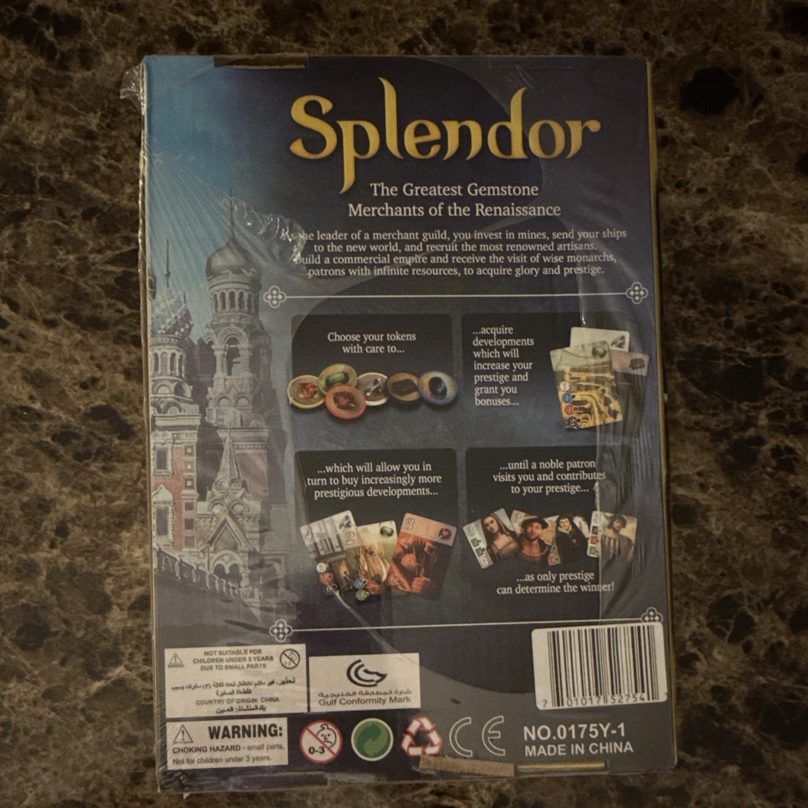 Splendor Board Game/Strategy Family Game Marc Andre New-Sealed