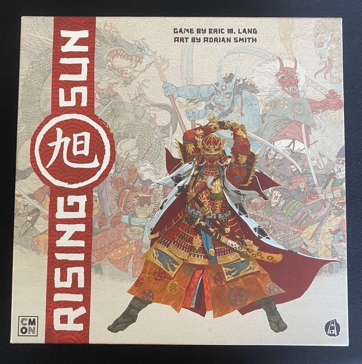 RISING SUN Board Game 2019 Feudal Japan War Strategy CMON Guillotine Games