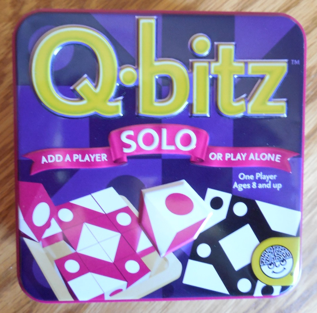 2012 Mindware Visual Cubed Game “Q-bitz” Magenta Solo Edition (no instructions)