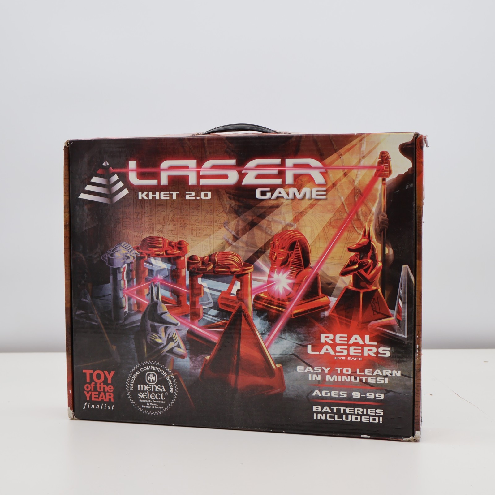 Laser Khet 2.0 Board Game Strategy Mensa 100% Complete Tested with New Batteries