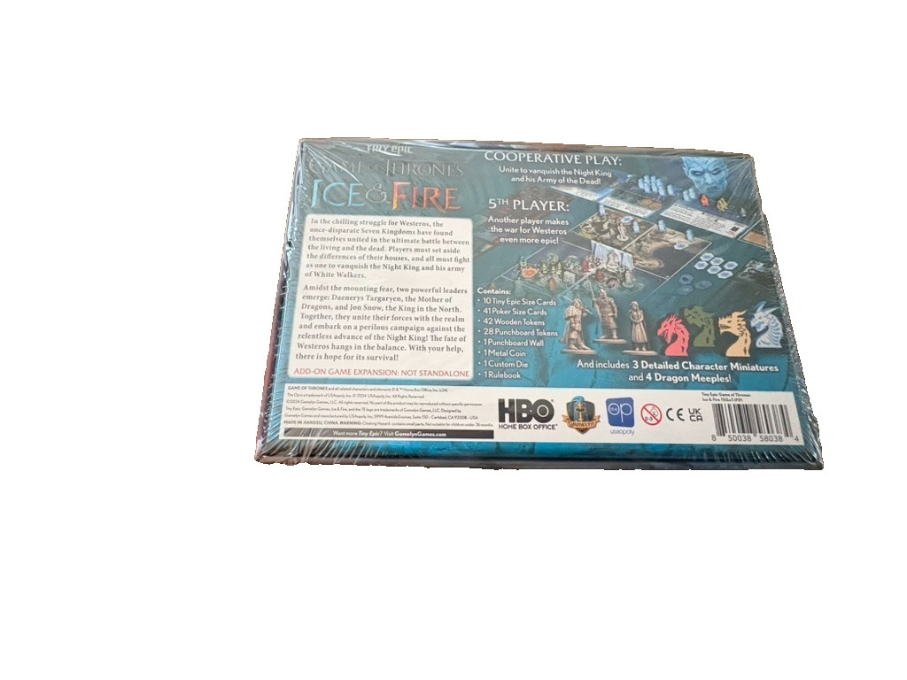 Tiny Epic Game of Thrones + Ice & Fire + Heroes Pack Bundle Factory Sealed