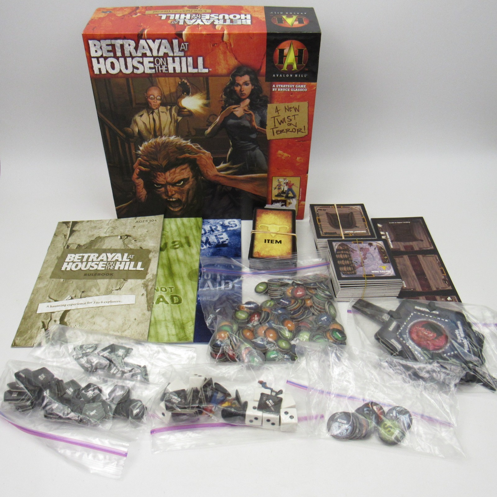 Avalon Hill Betrayal at House On The Hill 2004 1st Edition – Complete