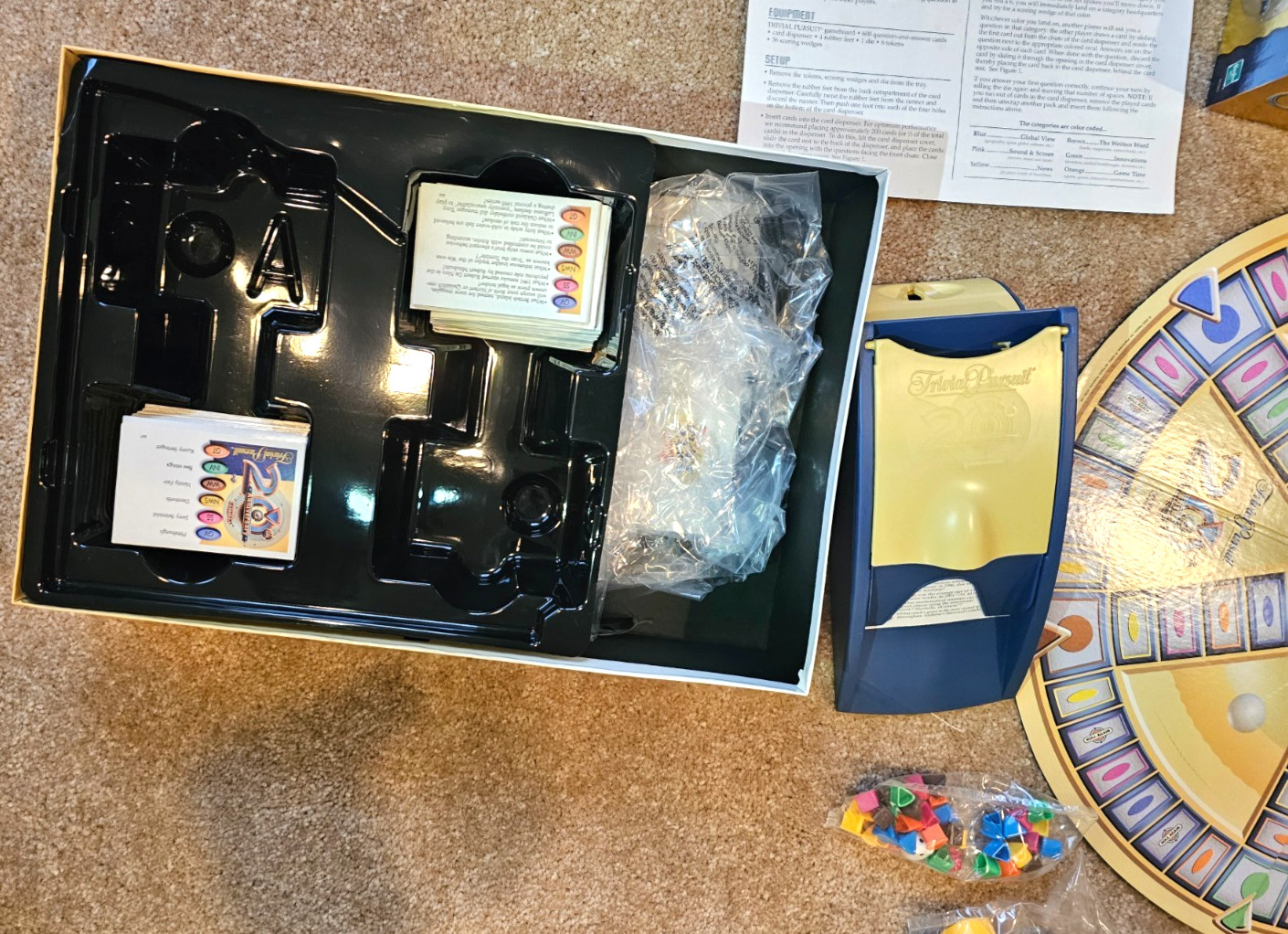 Trivial Pursuit 20th Anniversary Edition Trivia Game Parker Brothers