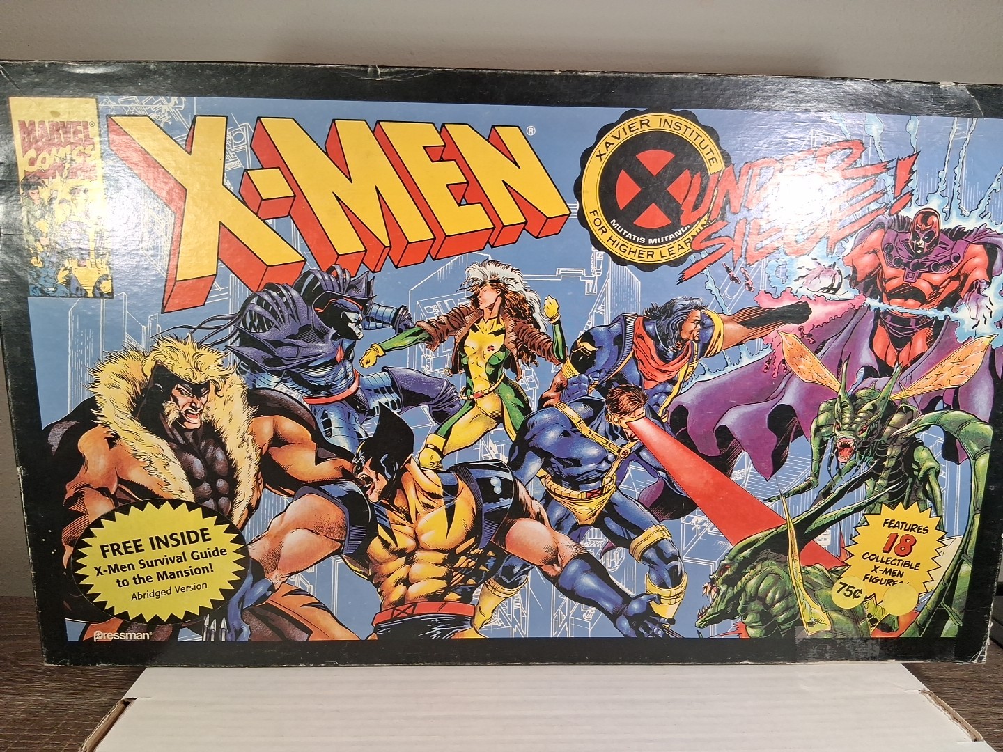 INCOMPLETE Marvel Comics X-Men Under Siege Board Game – Vintage / Rare / 1994