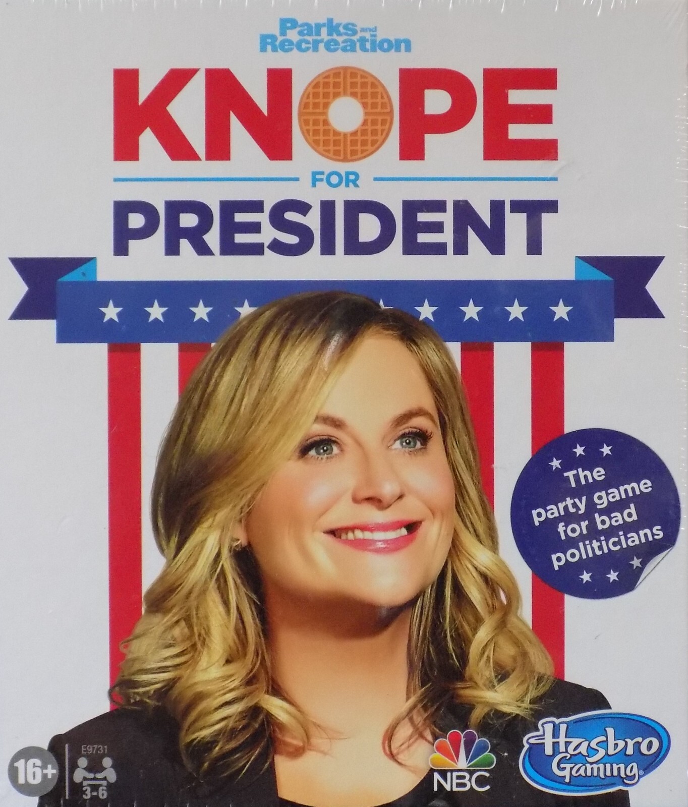 Parks & Recreation KNOPE FOR PRESIDENT Party Game Hasbro 2020 Amy Poehler