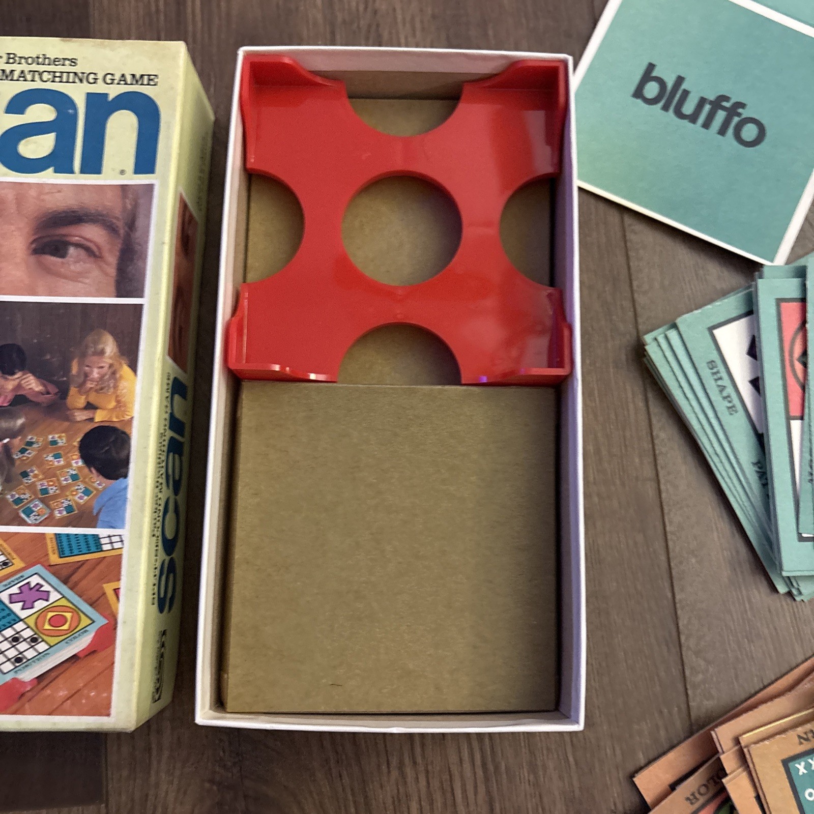 Parker Brothers 1970 Vintage Scan Board Card Game Matching Game COMPLETE