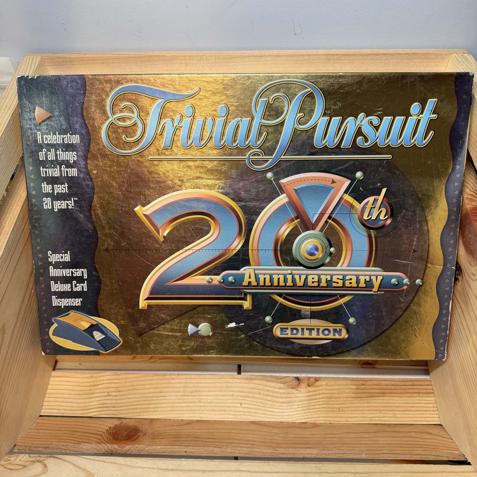 Trivial Pursuit Board Game 20th Anniversary Special Deluxe Trivia 2002 Complete