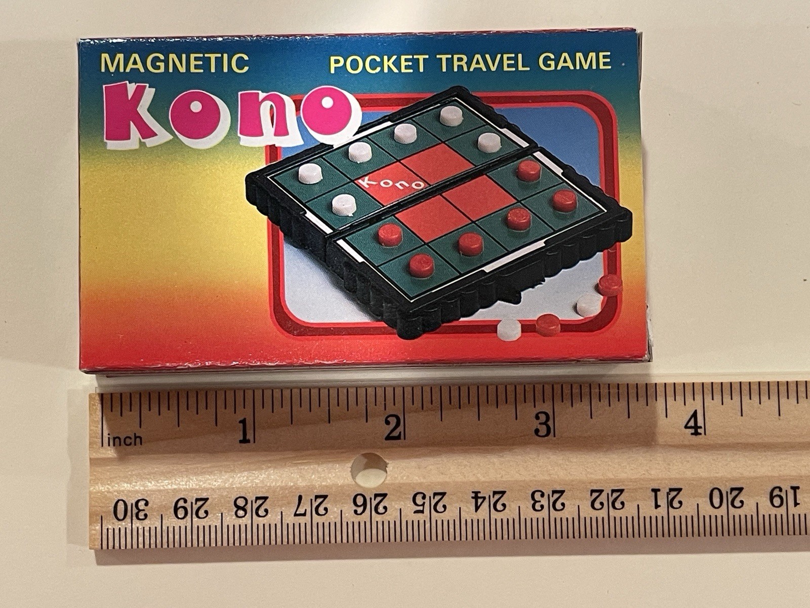 Vintage Mini Magnetic Travel Game Kono Theme Pocket Game