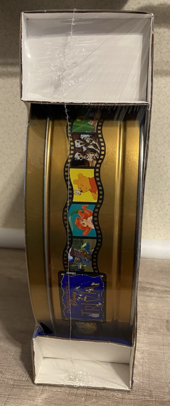 THE WONDERFUL WORLD OF DISNEY TRIVIA GAME IN COLLECTOR TIN 1997 NEW SEALED