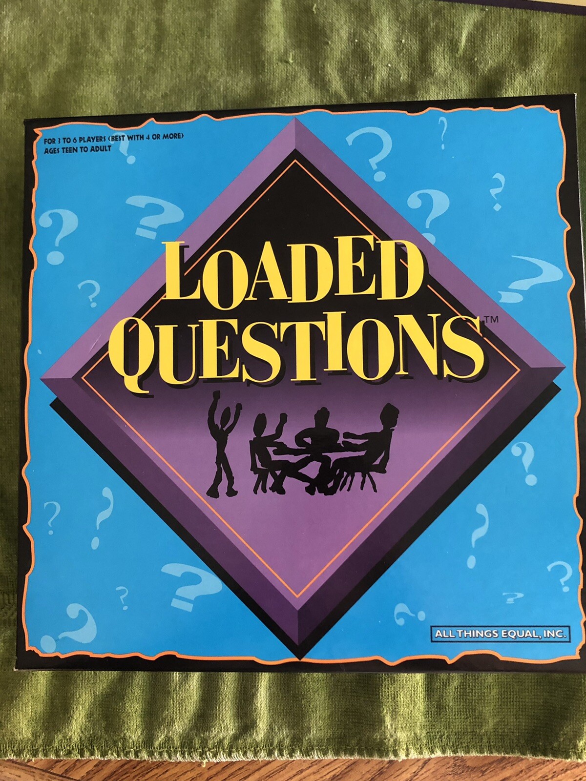 Loaded Questions Board Game Teen and Adult Party 1-6 Players 2003 Mint Condition