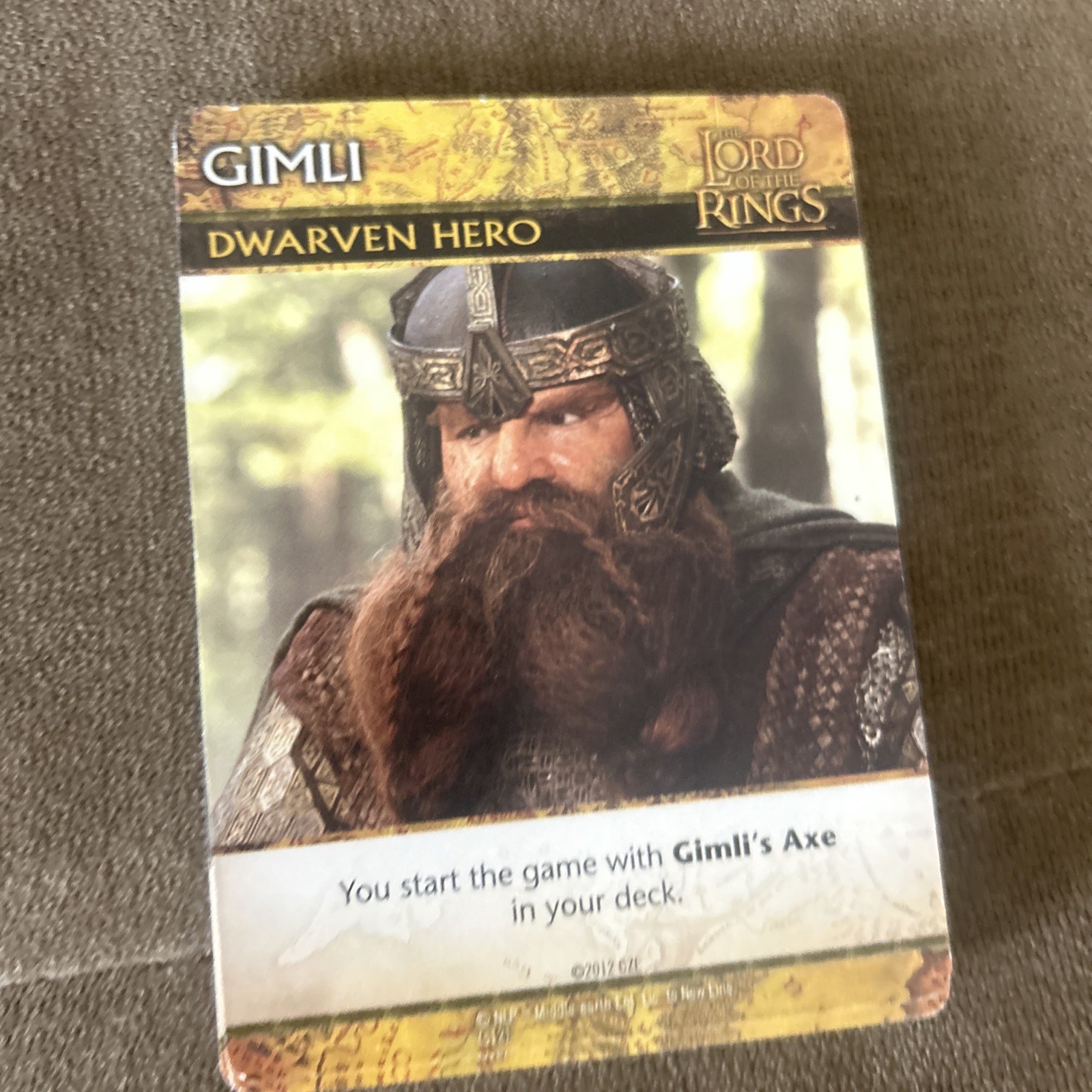 LORD OF THE RINGS Fellowship of the Ring Deck-Building Game LOTR Cryptozoic 2012