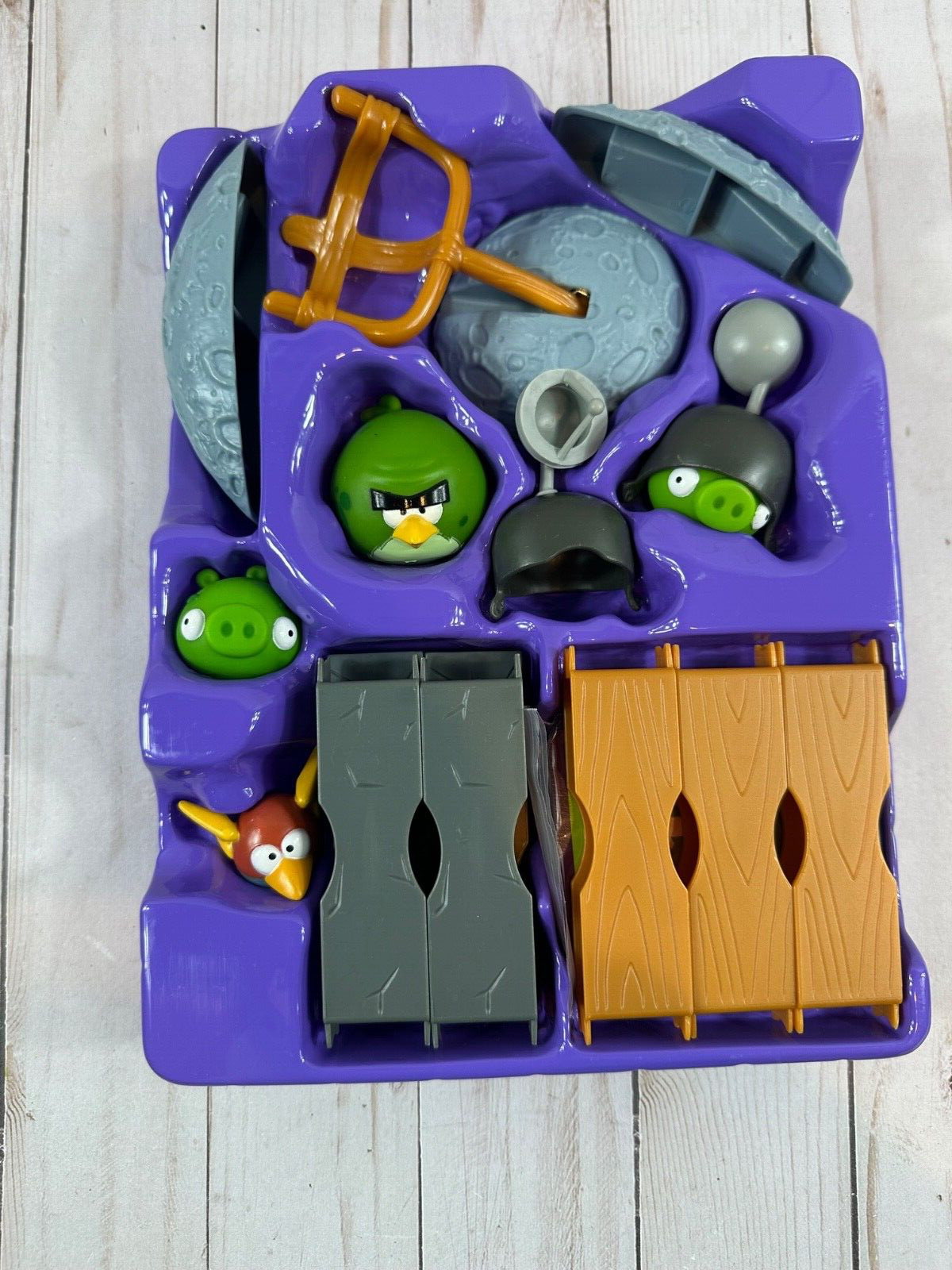Rare! Angry Birds Space Planet Block Version Game, Mattel, 2012, Complete Set!