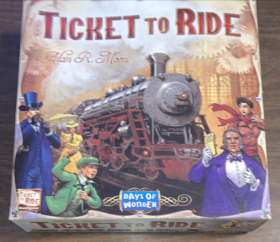 Days of Wonder Ticket To Ride by Alan R. Moon Train Adventure Board Game