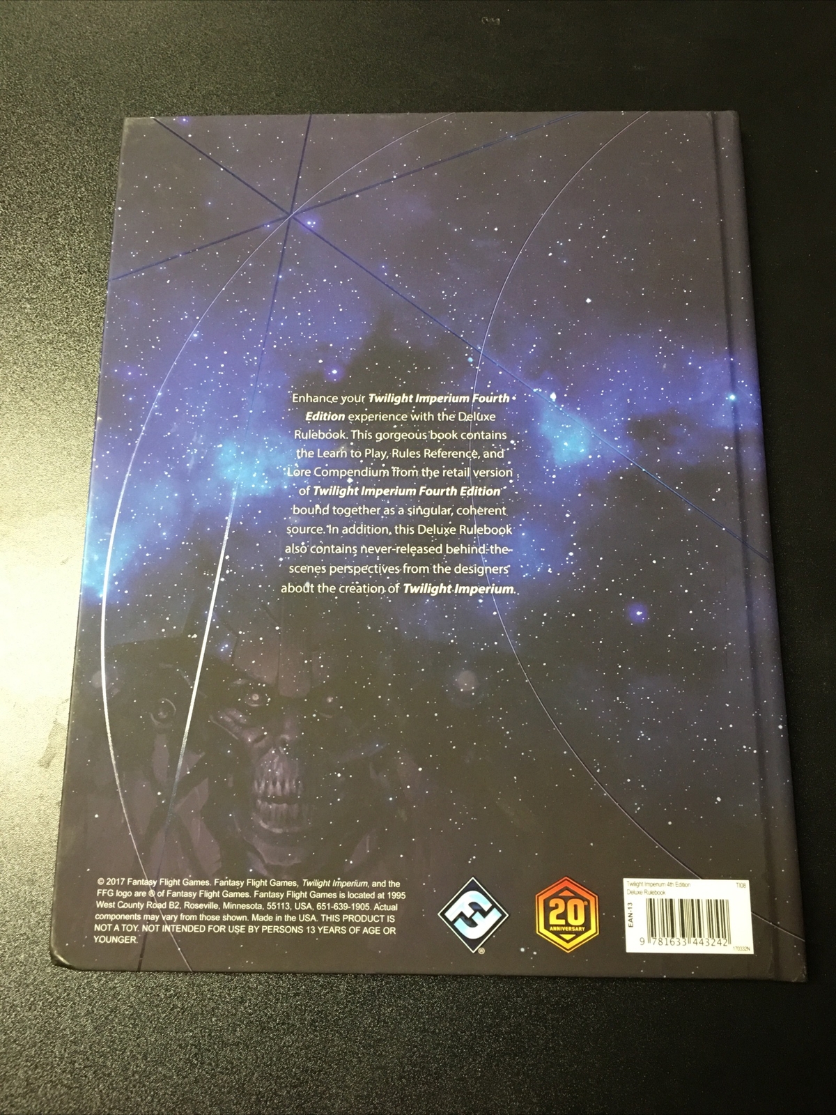 FFG Twilight Imperium Twilight Imperium (4th Ed) Deluxe Rulebook – New/Unused