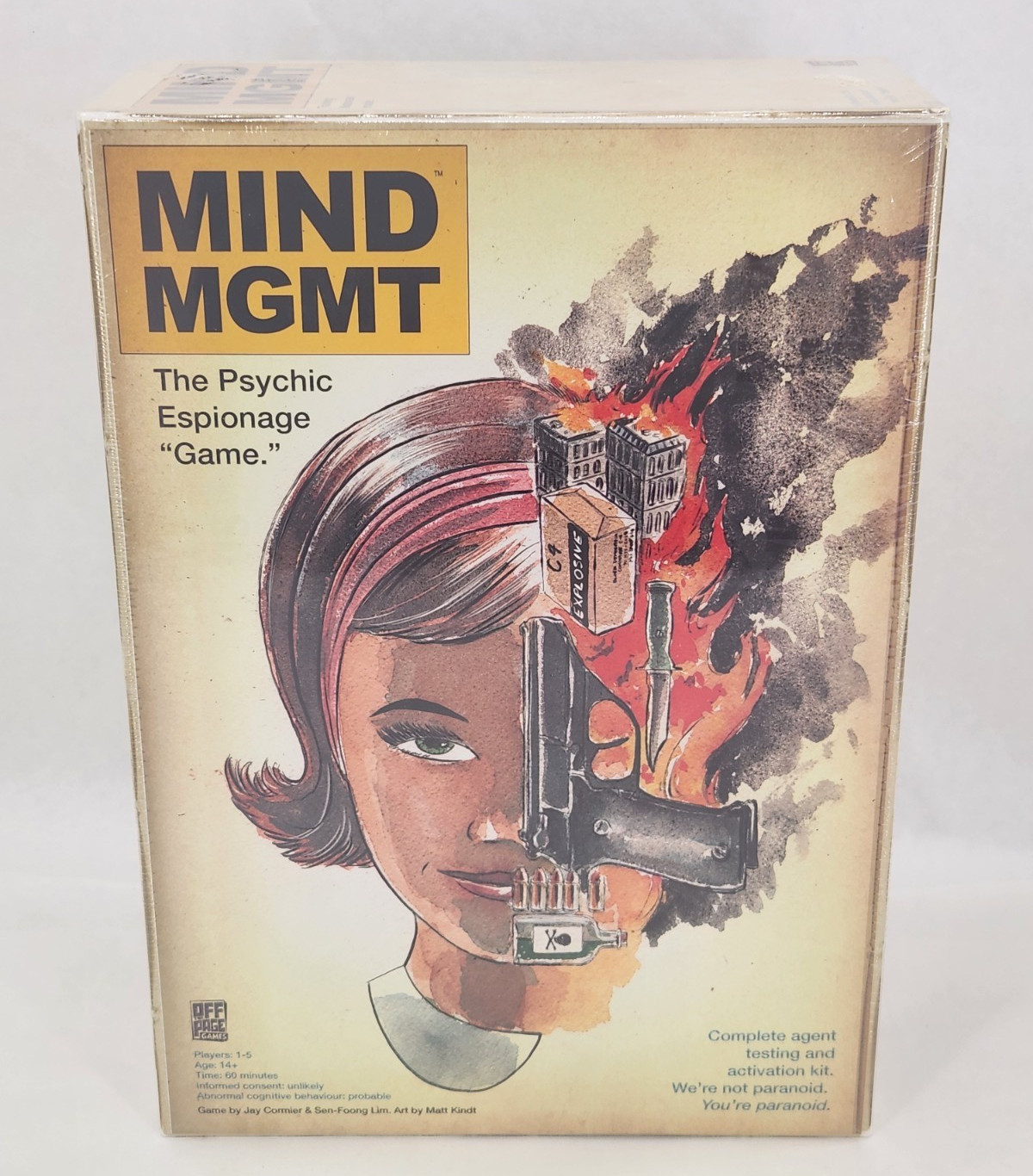 Mind MGMT NEW SEALED Strategy Board Game, Includes Solo & Co-op App