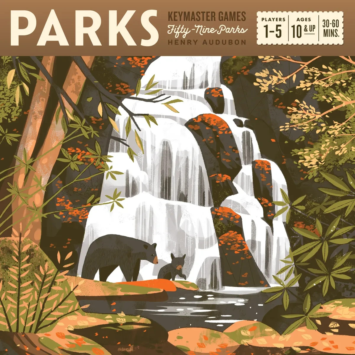 PARKS Board Game Keymaster Games Complete Award-Winning Strategy Game