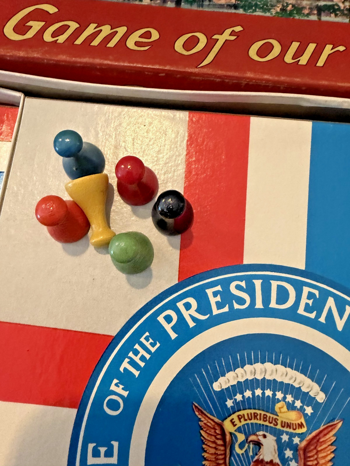 Men of Destiny Presidents of the United States Game Milton Bradley 1956