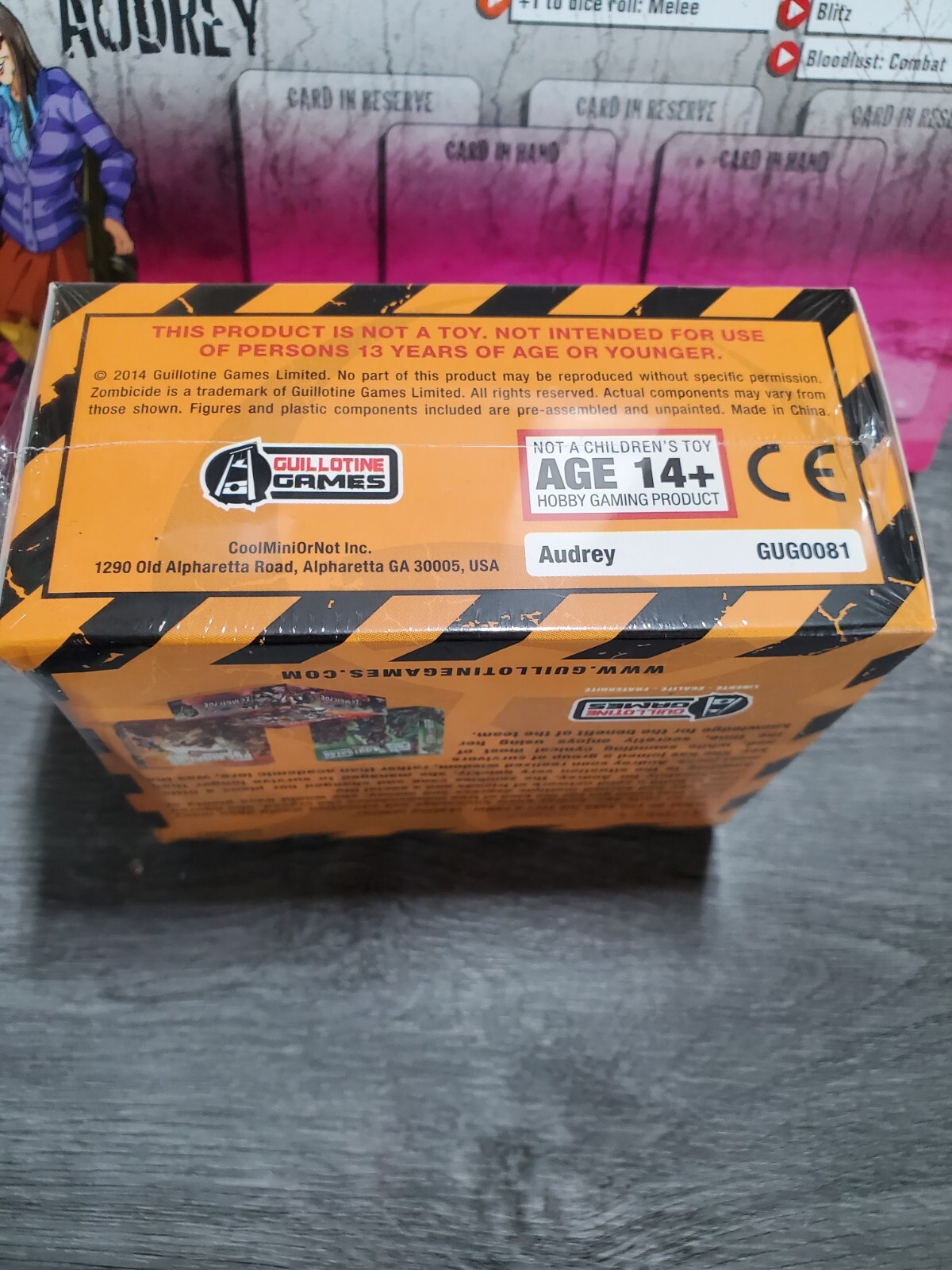 Zombicide Kickstarter EXCLUSIVE Promo Audrey the Bookworm Amy Big Bang Theory