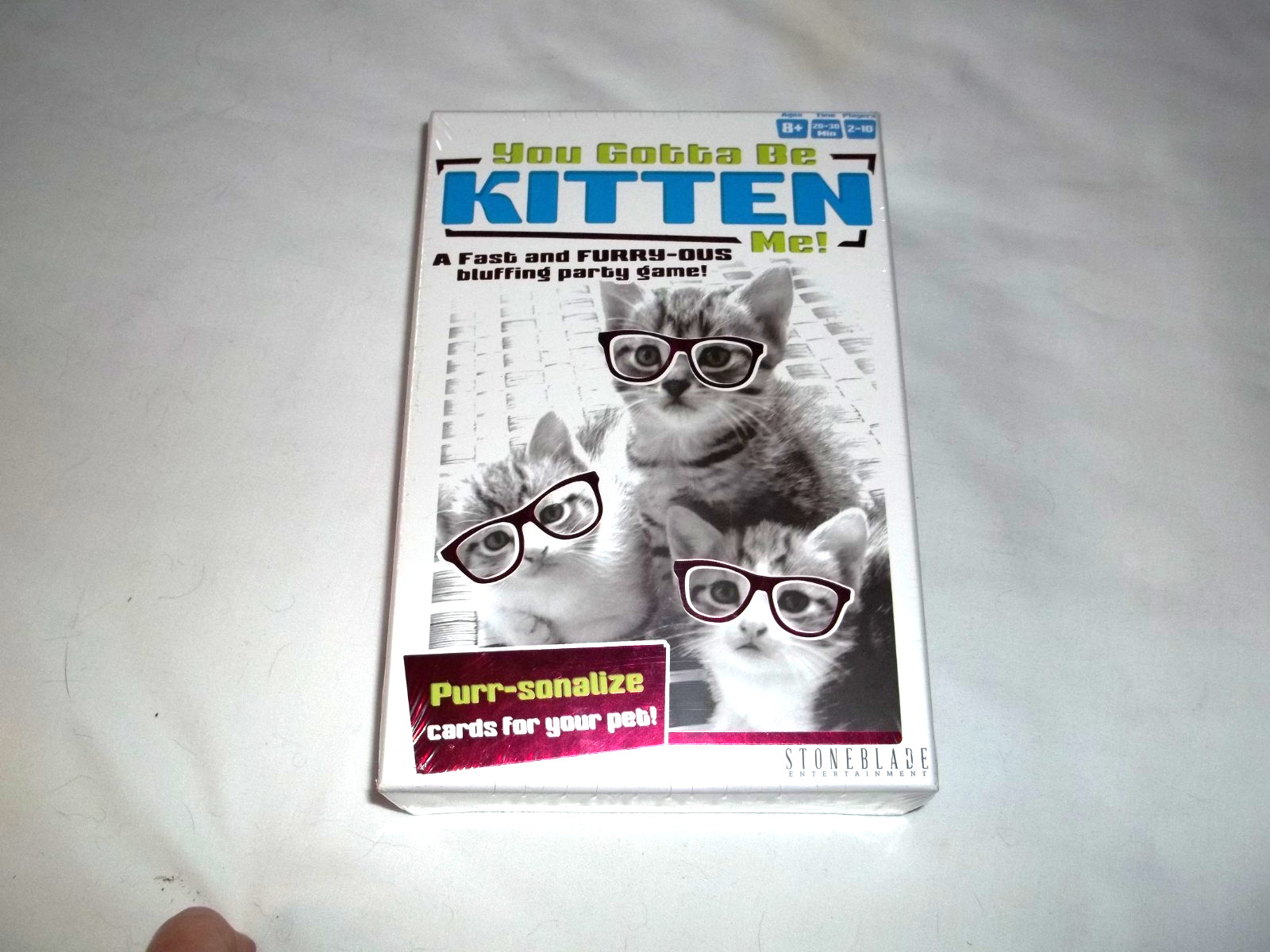 Stoneblade Games- You Gotta By KITTEN Me bluffing party game Factory Sealed