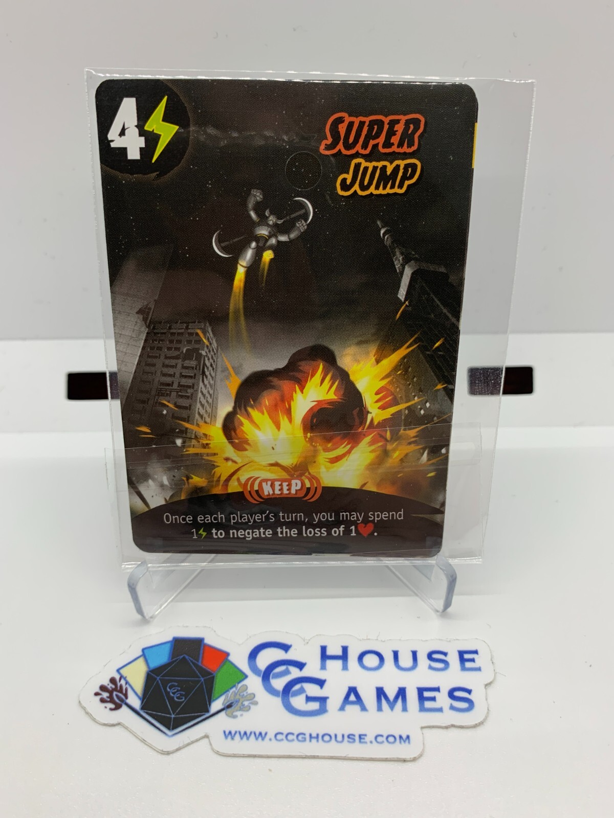 Iello King of Tokyo/King of New York Promo Goodie Card Super Jump! *CCGHouse*