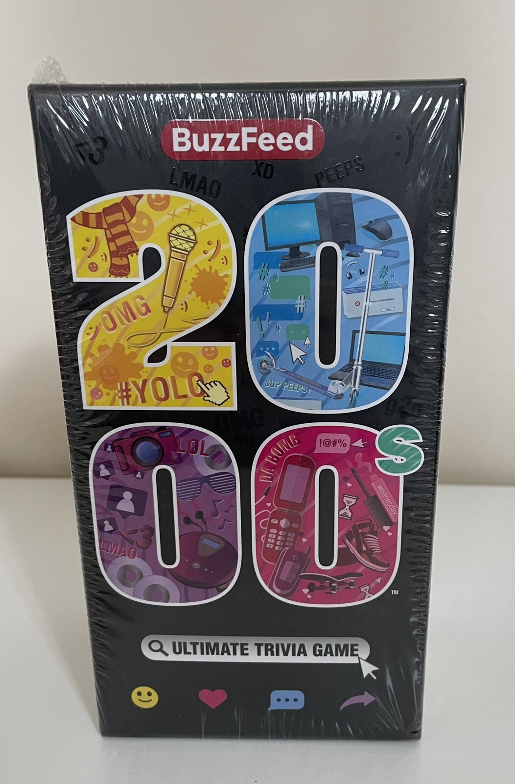 BuzzFeed 2000s Ultimate Trivia Game 3+ Players Ages 14+ 200 Cards Party Game