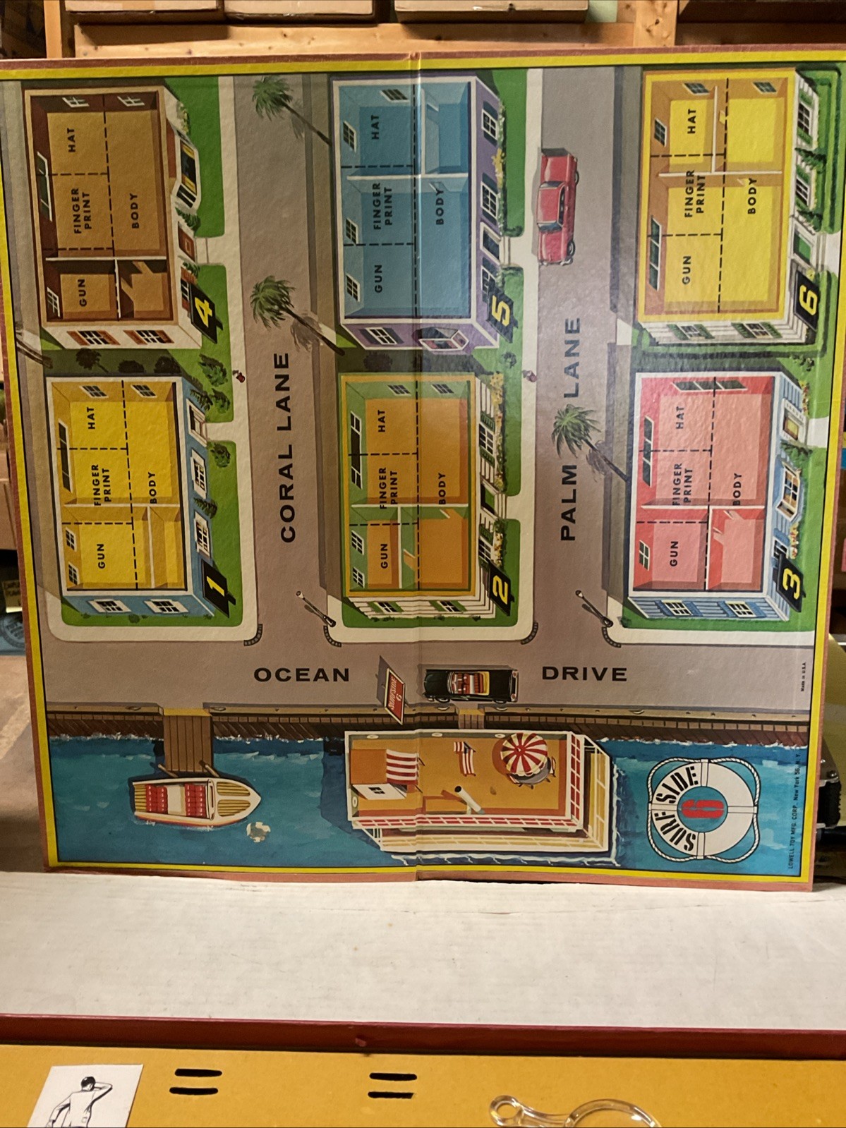 Surfside 6 Board Game, Vintage 1960s, Lowell Toy Corp VERY RARE from ABC TV Show