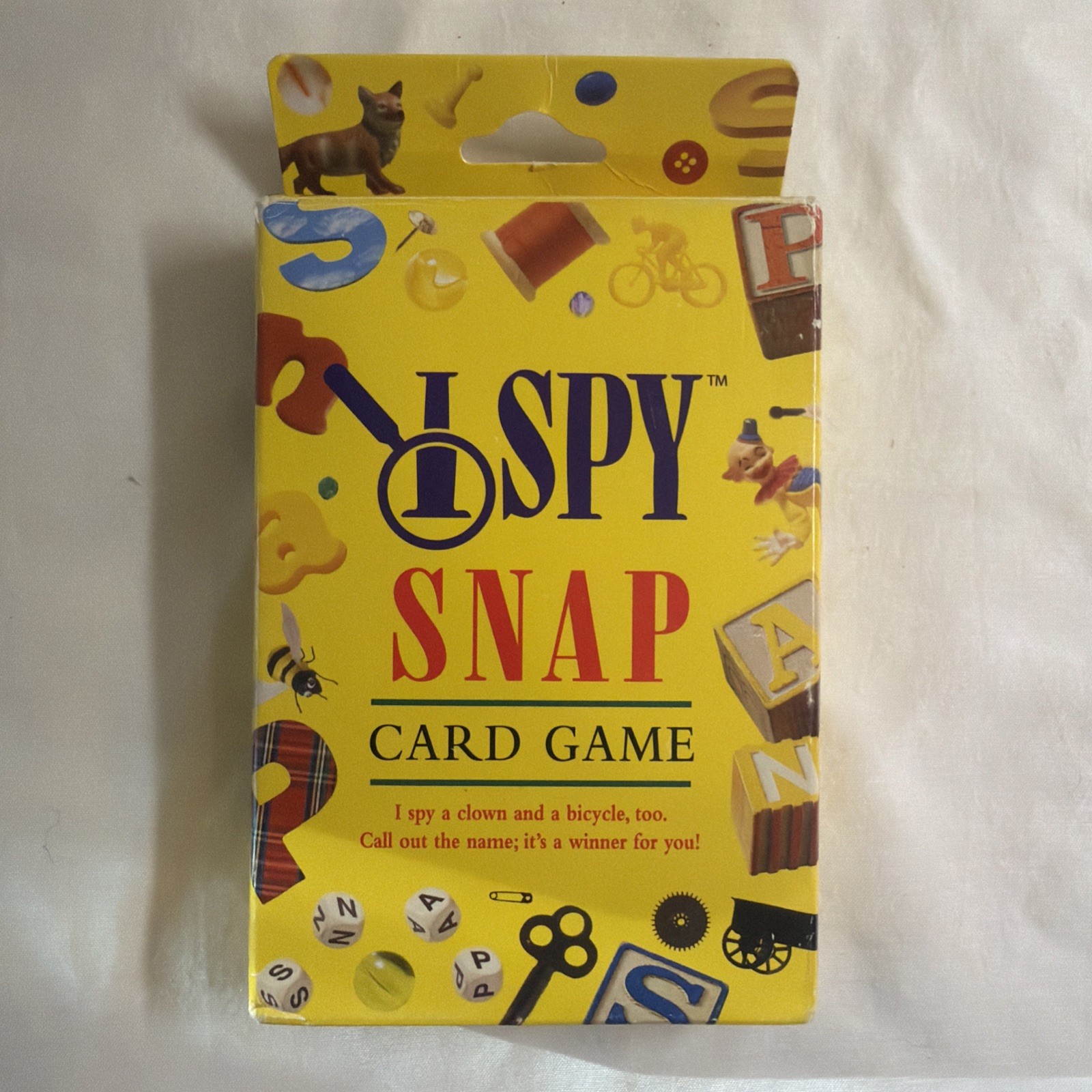 I Spy Snap Card Game Briarpatch 1998 Ages 5 and Up
