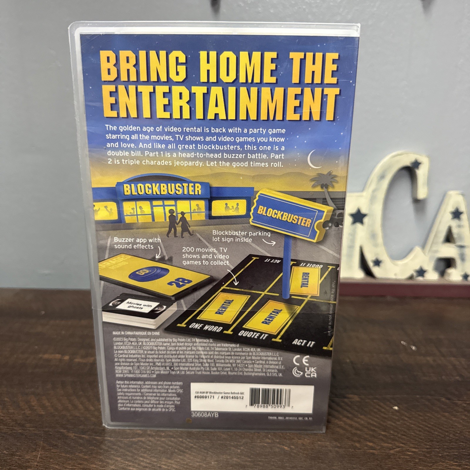 Blockbuster Party Game Movie & TV Theme, Video Games, 4+ Players, 12+