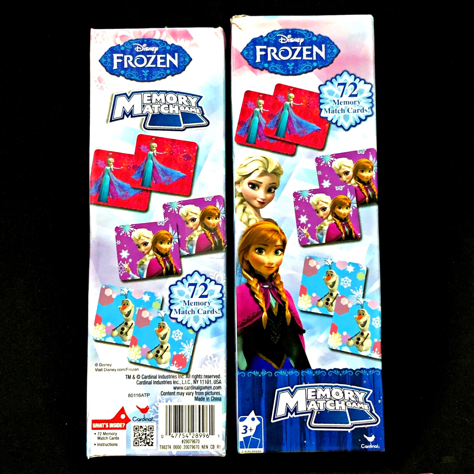 Disney Frozen Memory Match Game Cards Photo Tiles Kids Anna Elsa Olaf Education