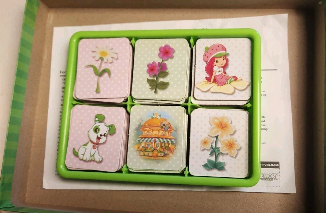 Hasbro Memory Game Strawberry Shortcake Edition 2009 Complete CIB Preschool