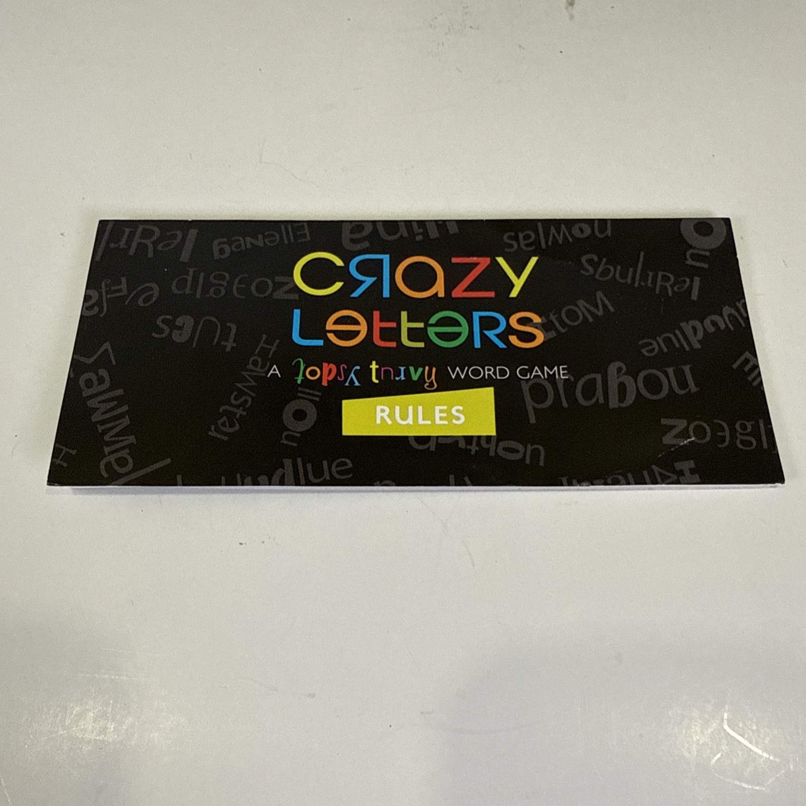 Crazy Letters Word Game Mindware 2016 Complete