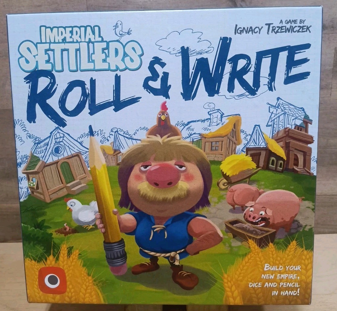 Portal Games Imperial Settlers: Roll & Write Strategy Dice Board Game, 1+, 10+