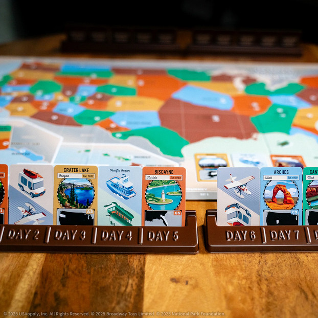 USAOPOLY 10 DAYS IN THE NATIONAL PARKS GAME BOX FACTORY SEALED