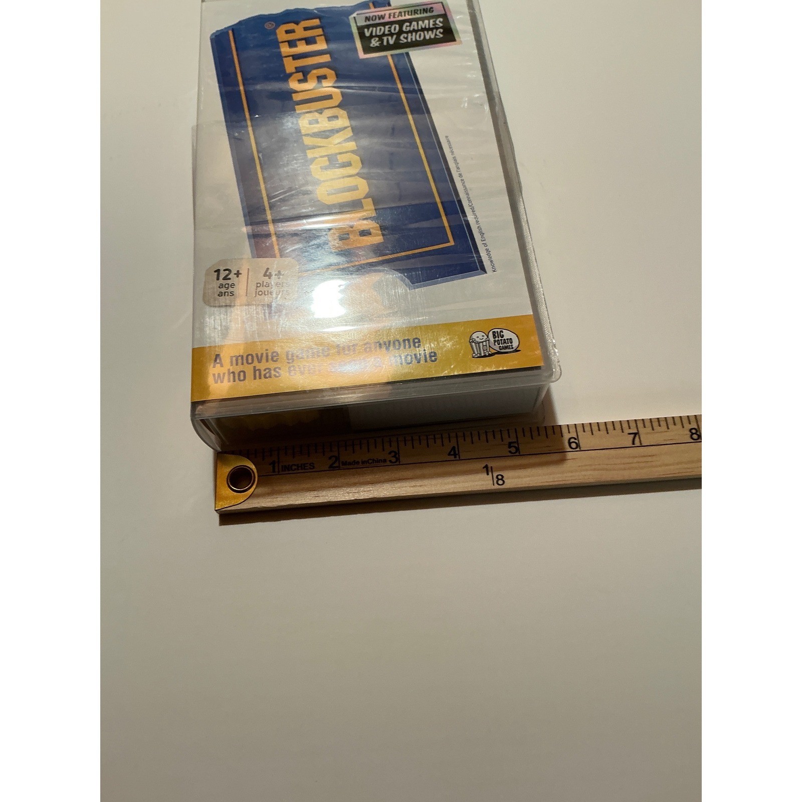Big Potato Games Blockbuster Movie Trivia Game Video Games TV Shows Retro NWT