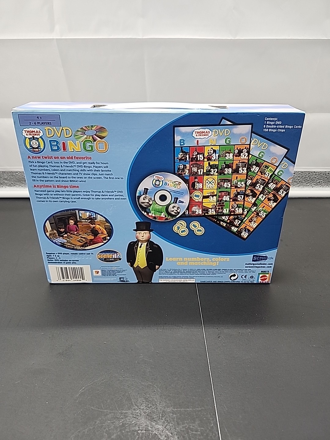 Thomas and Friends DVD Bingo Game COMPLETE ScreenLife 2007 The Tank Engine