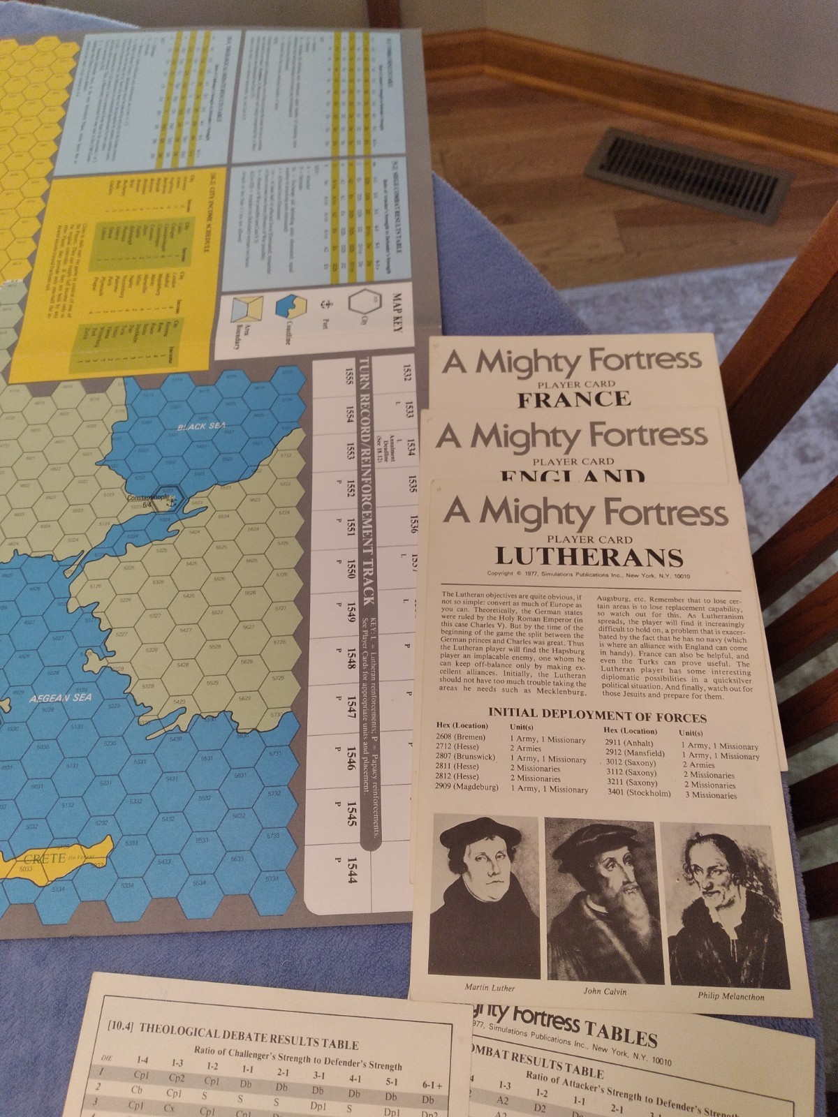 SPI Wargame Mighty Fortress, Complete