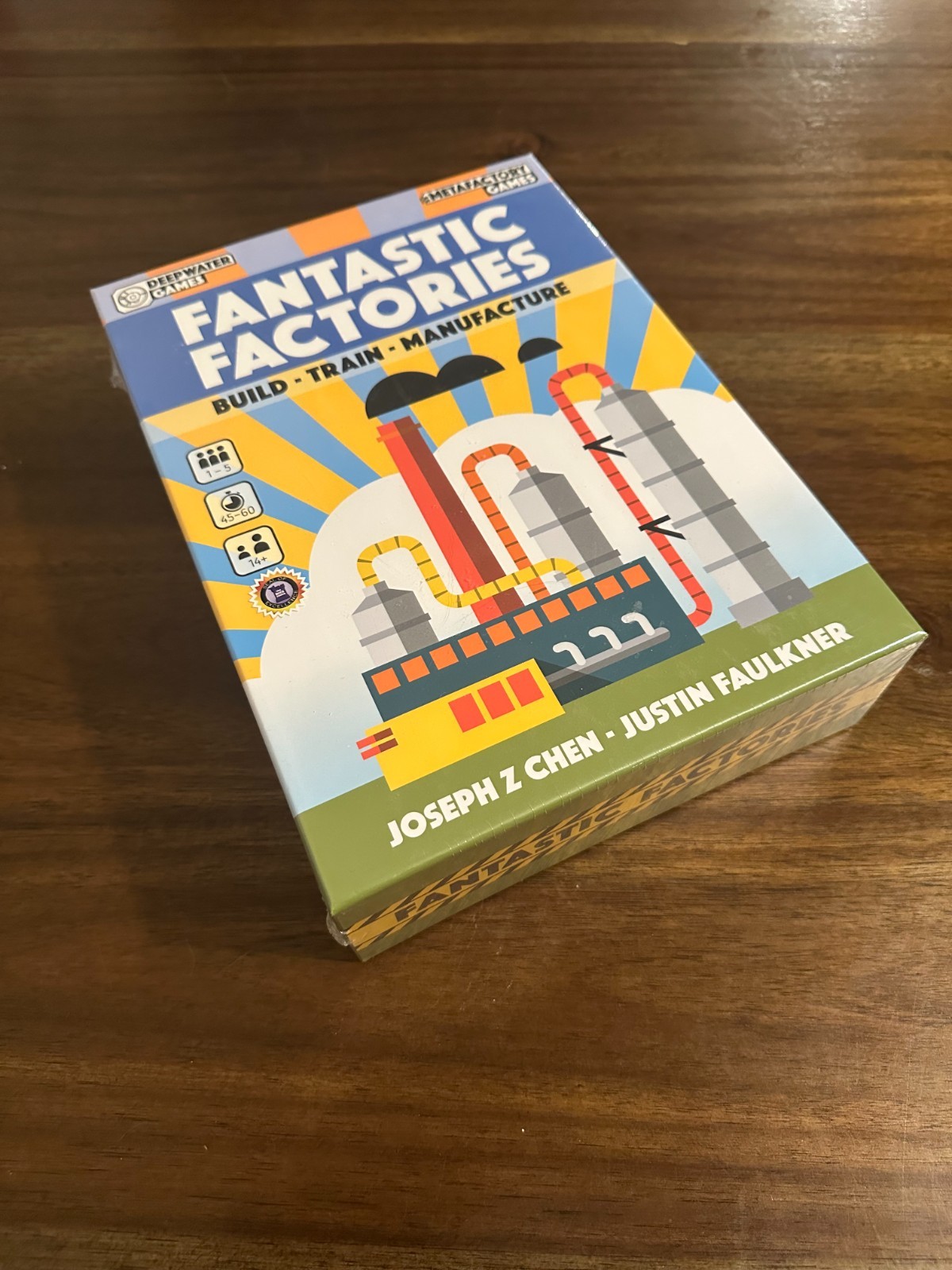 Fantastic Factories Base Board Game By Deep Water Games NEW FACTORY SEALED
