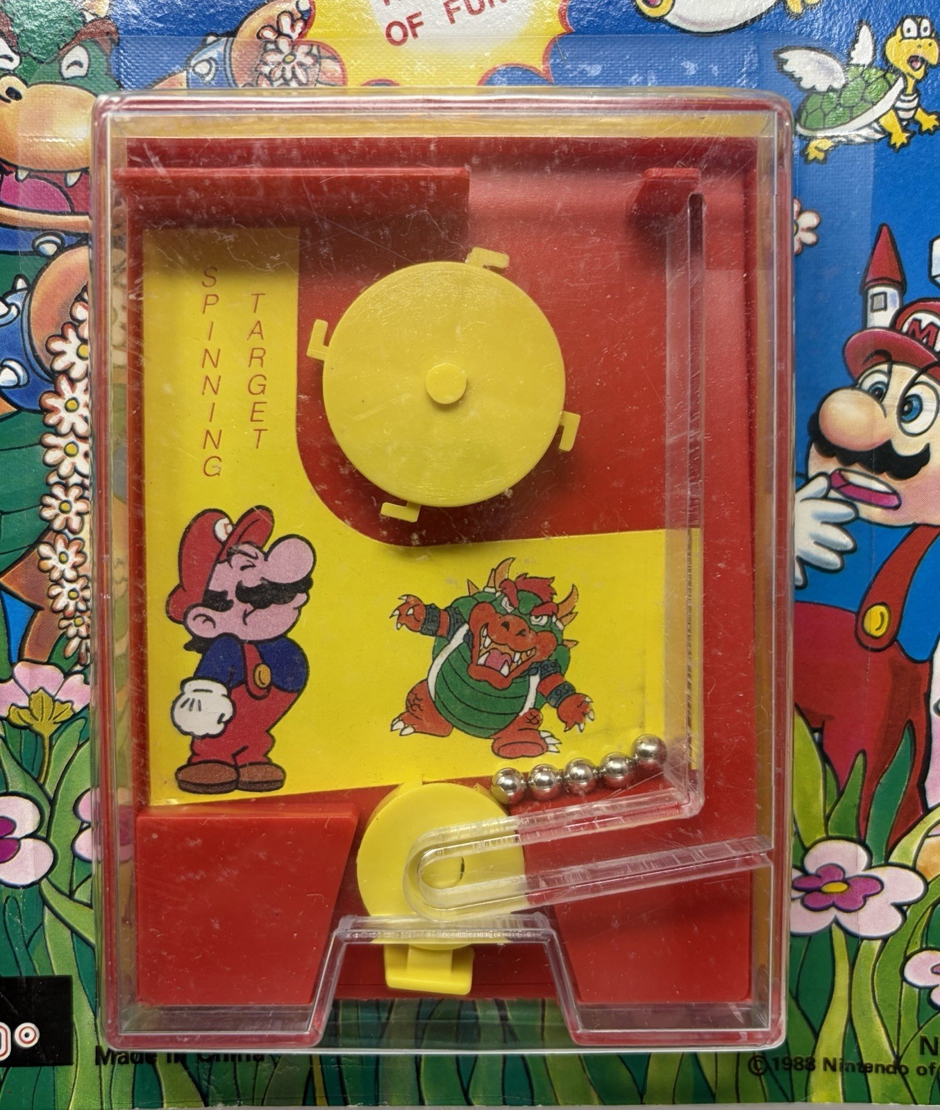 Nintendo Power 1988 Super Mario Bros. Skill Shooter Spinning Target Vintage Game
